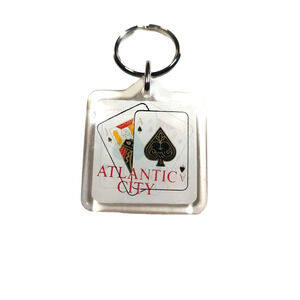 Atlantic City Acrylic Keychain Jack Ace